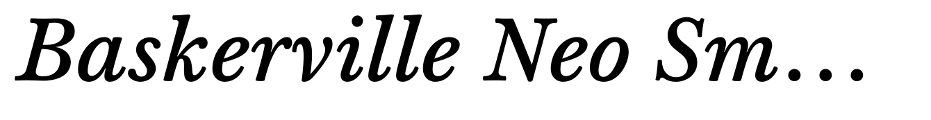 Baskerville Neo Small Medium Italic